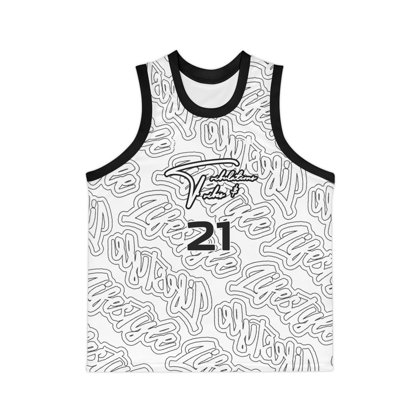 TNT LP TWENTY3 BASKETBALL JERSEY WHITE/BLACK