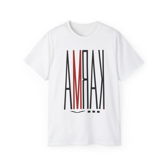 KARMA 8 TEE T SHIRT PRINT WHITE/RED