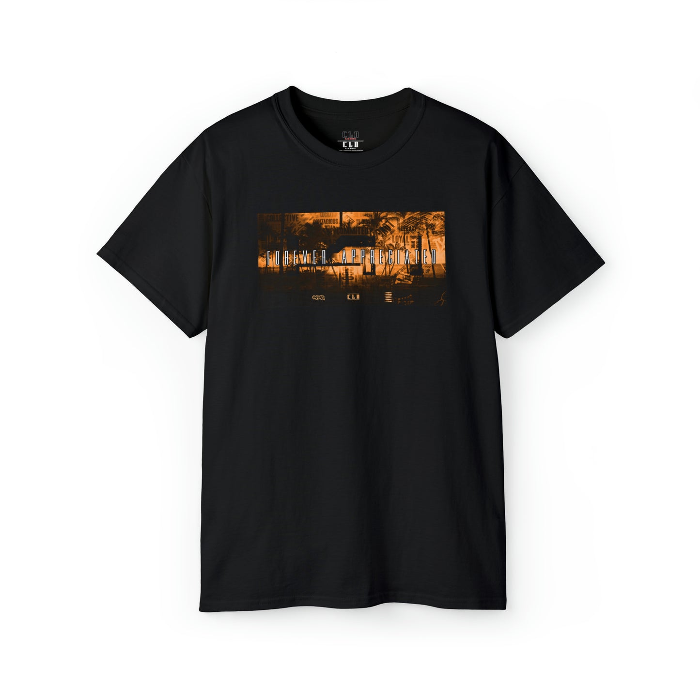 FOREVER APPRECIATED TEE ORANGE/BLACK/WHITE