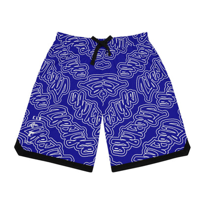 TWENTY3 BASKETBALL SHORTS BLUE/BLACK/WHITE