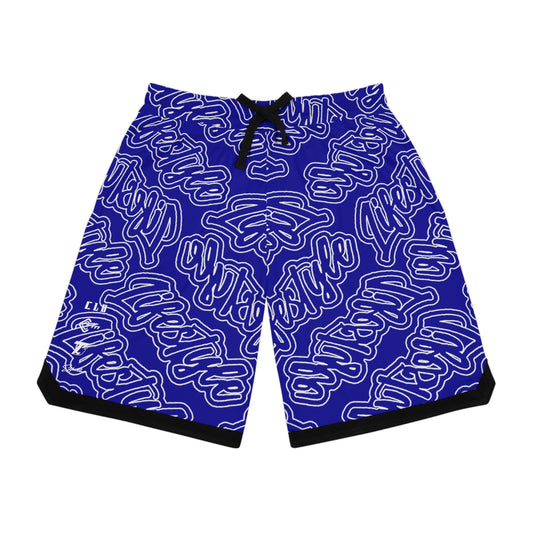TWENTY3 BASKETBALL SHORTS BLUE/BLACK/WHITE