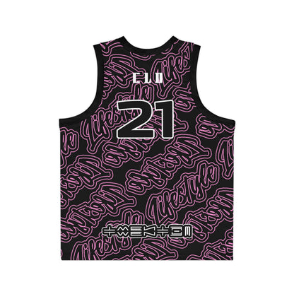 TNT LP TWENTY3 BASKETBALL JERSEY BLACK/PINK/WHITE