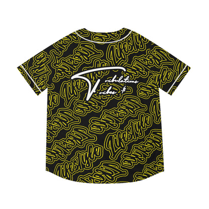 TNT TWENTY3 BASEBALL JERSEY YELLOW/WHITE/BLACK
