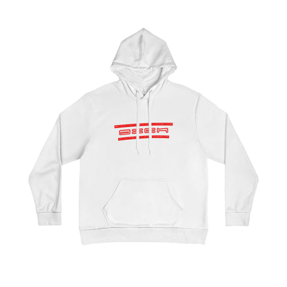 RED MERCURY SICK PRINT HOODIE RED/WHITE