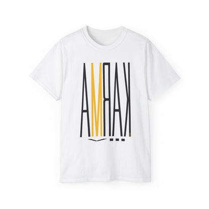 KARMA 8 TEE T SHIRT PRINT WHITE/YELLOW
