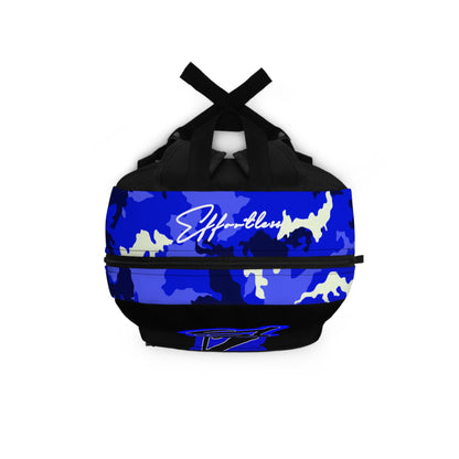 BLUECHEESE T1 CAMOSIDE BLUE PRINT BACKPACK BAG BLUE/WHITE//BLACK - CLD LABEL X GDP