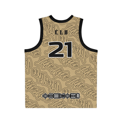 TNT LP TWENTY3 BASKETBALL JERSEY BEIGE/BLACK/WHITE