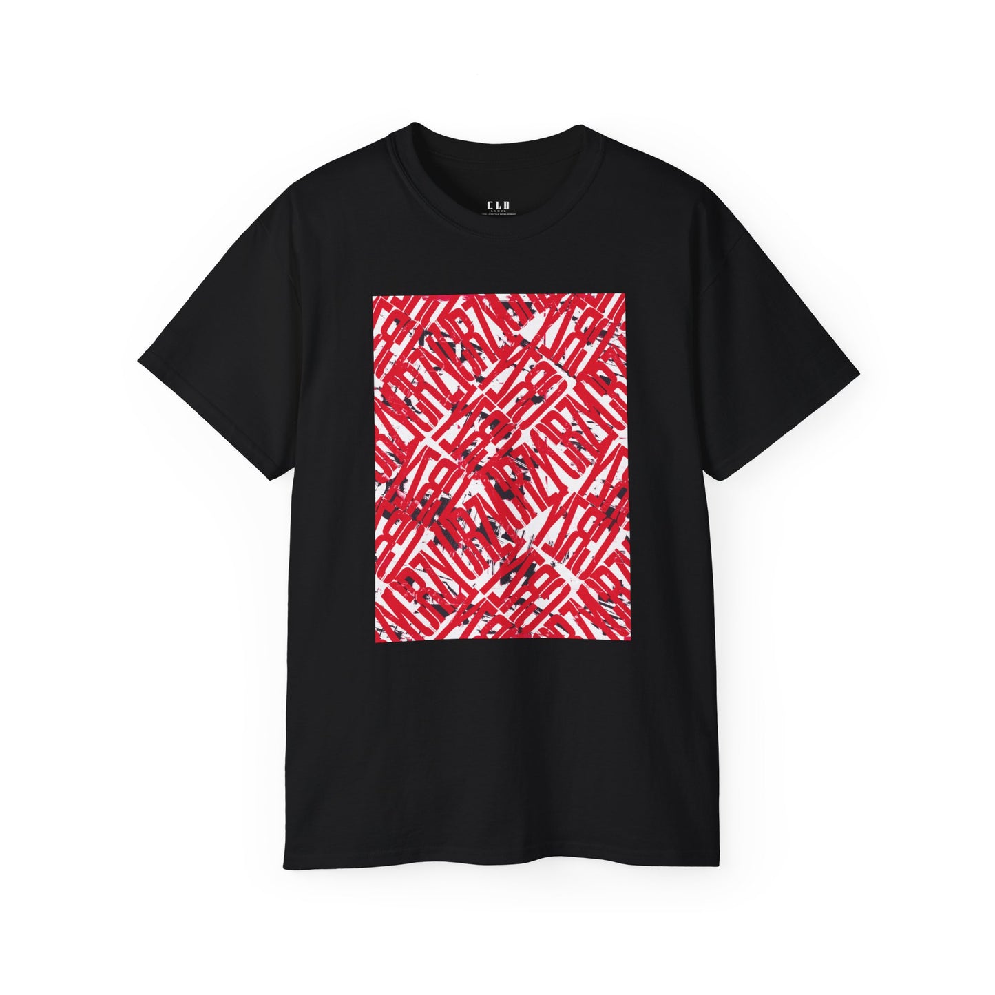 TRU RED 2CRZY TEE T SHIRT PRINT BLACK/RED