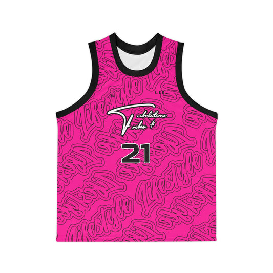 TNT LP TWENTY3 BASKETBALL JERSEY HOT PINK/BLACK/WHITE