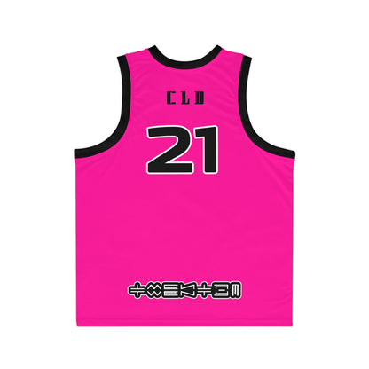TNT 2 TWENTY3 BASKETBALL JERSEY HOT PINK/BLACK/WHITE