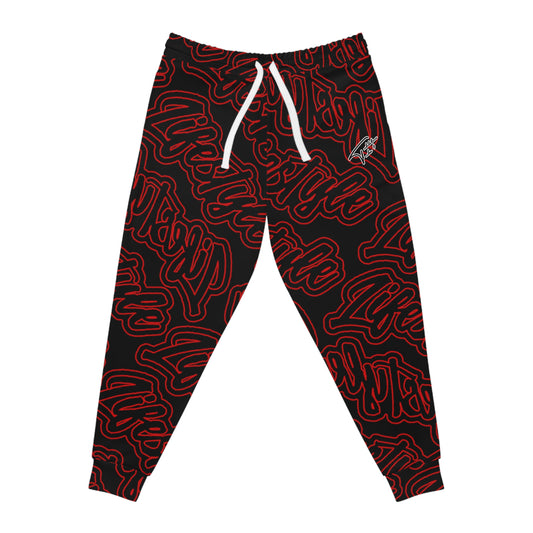 TNT TWENTY3 TRACKSUIT BOTTOMS BLACK/RED/WHITE