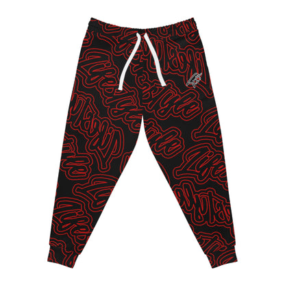 TNT TWENTY3 TRACKSUIT BOTTOMS BLACK/RED/WHITE