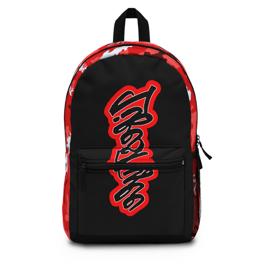 WAR T1 CAMOSIDE RED PRINT BACKPACK BAG RED/WHITE/BLACK - CLD LABEL X GDP