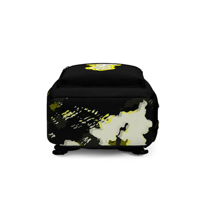 SUN T2 CAMOSIDE YELLOW PRINT BACKPACK BAG YELLOW/WHITE//BLACK - CLD LABEL X GDP