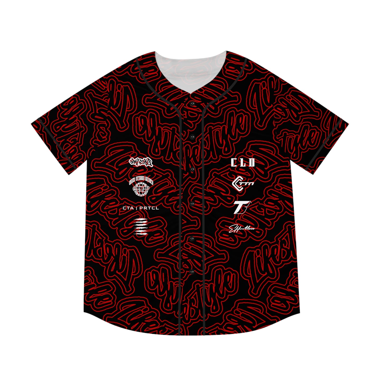 TNT TWENTY3 BASEBALL JERSEY RED/WHITE/BLACK