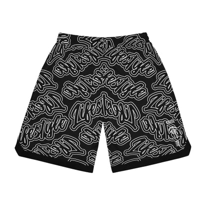 TWENTY3 BASKETBALL SHORTS BLACK/WHITE