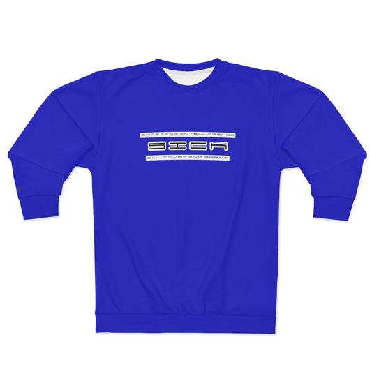 BLU MAGIK SICK PRINT CREWNECK DARK BLUE/WHITE