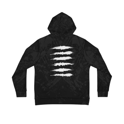 DARK MATTER SICK V2 PRINT HOODIE BLACK/WHITE
