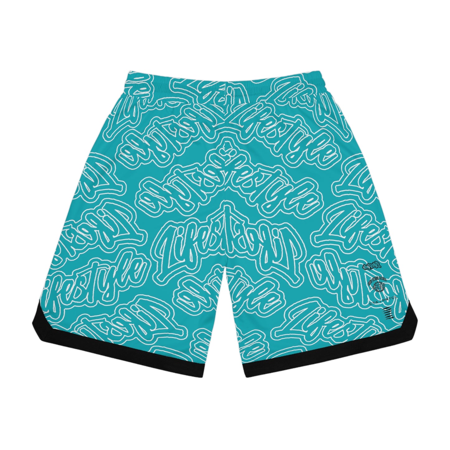 TWENTY3 BASKETBALL SHORTS CALYPSO/BLACK/WHITE