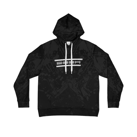 DARK MATTER SICK V2 PRINT HOODIE BLACK/WHITE