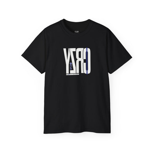 MIDNIGHT 2CRZY NNFN TEE T SHIRT PRINT BLACK/WHITE/BLUE