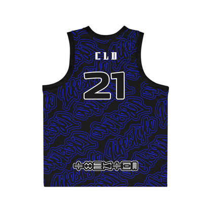 TNT LP TWENTY3 BASKETBALL JERSEY BLACK/BLUE/WHITE