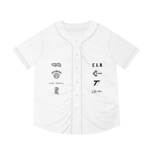 ICE SICK PRINT BASEBALL JERSEY WHITE/BLACK