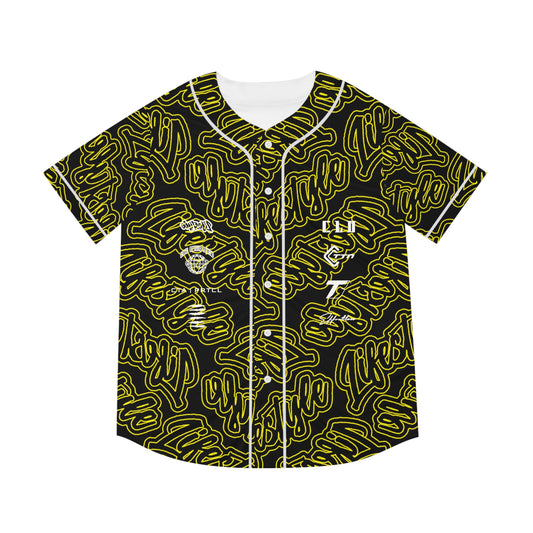 TNT TWENTY3 BASEBALL JERSEY YELLOW/WHITE/BLACK