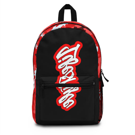 REDSUN T2 CAMOSIDE RED PRINT BACKPACK BAG RED/WHITE/BLACK - CLD LABEL X GDP