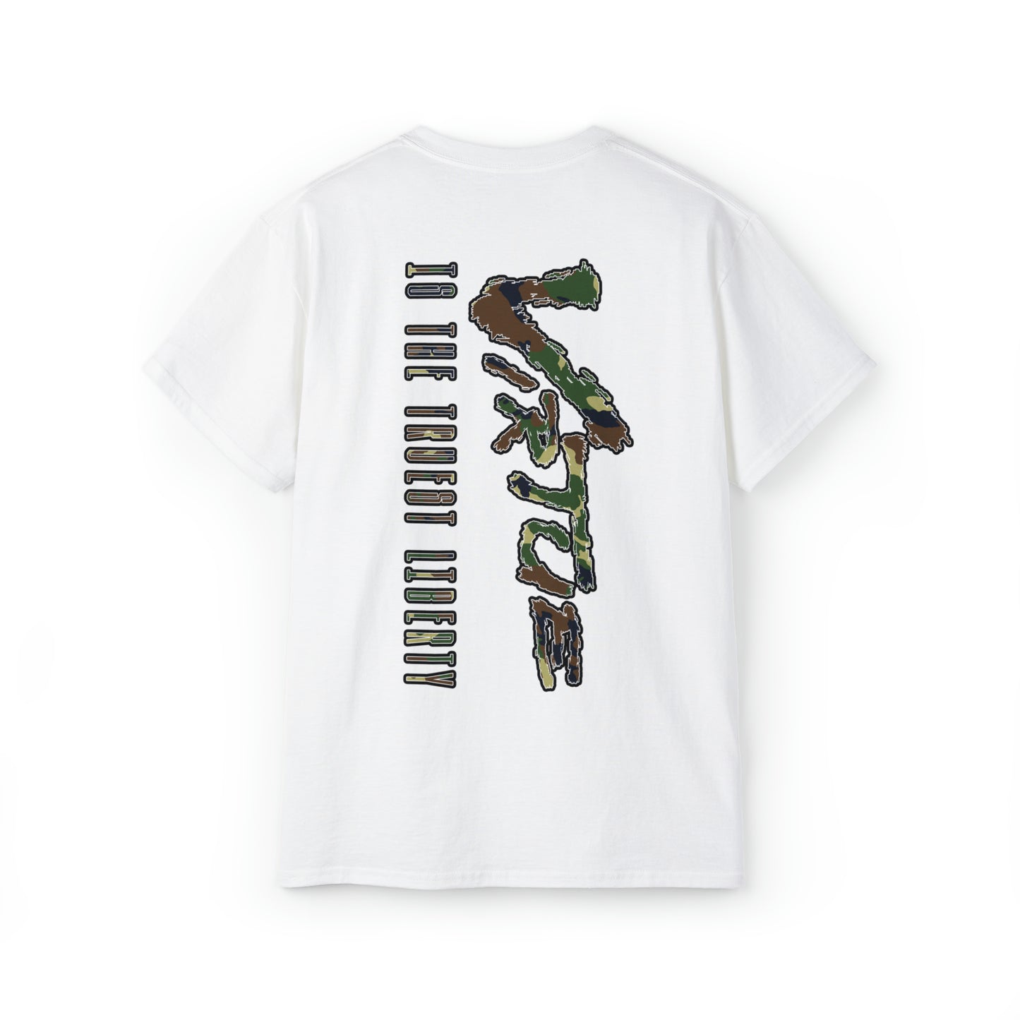 TRUEST VIRTUE TEE T SHIRT SICK V2 PRINT WHITE/GREEN/OLIVE