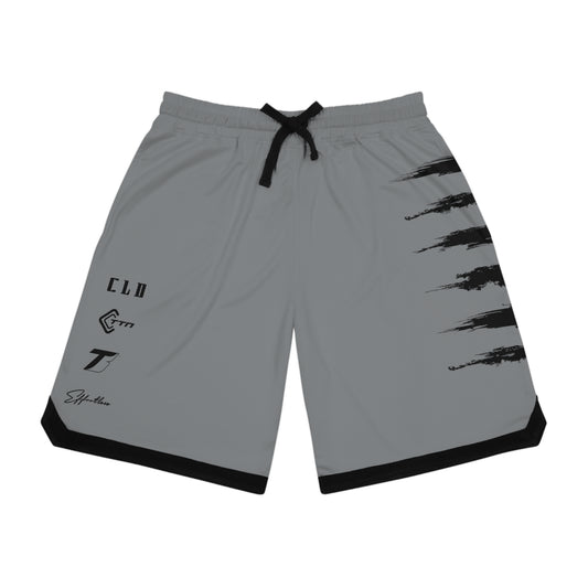 UNCOMMON SICK PRINT BASKETBALL SHORTS DARK GREY/BLACK