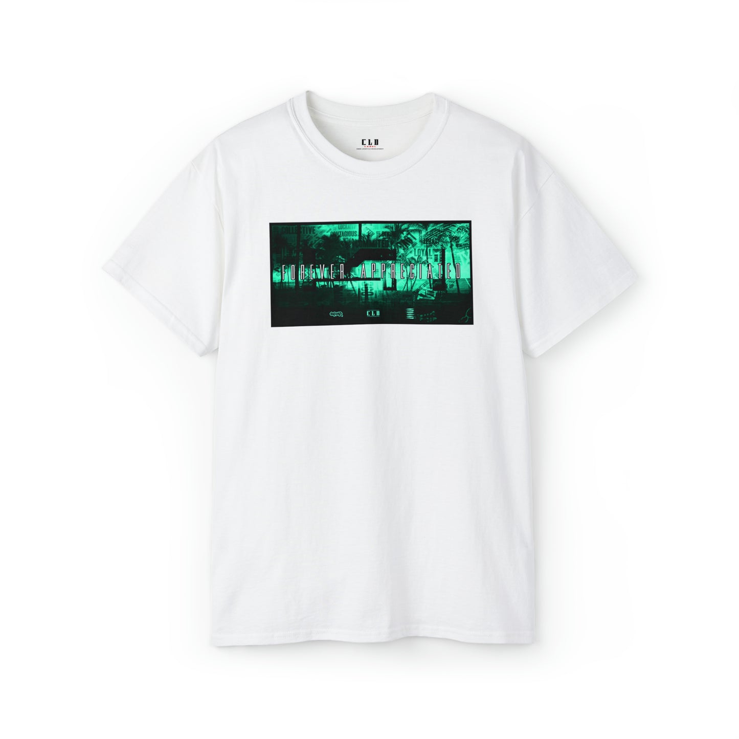 FOREVER APPRECIATED TEE TEAL/BLACK/WHITE