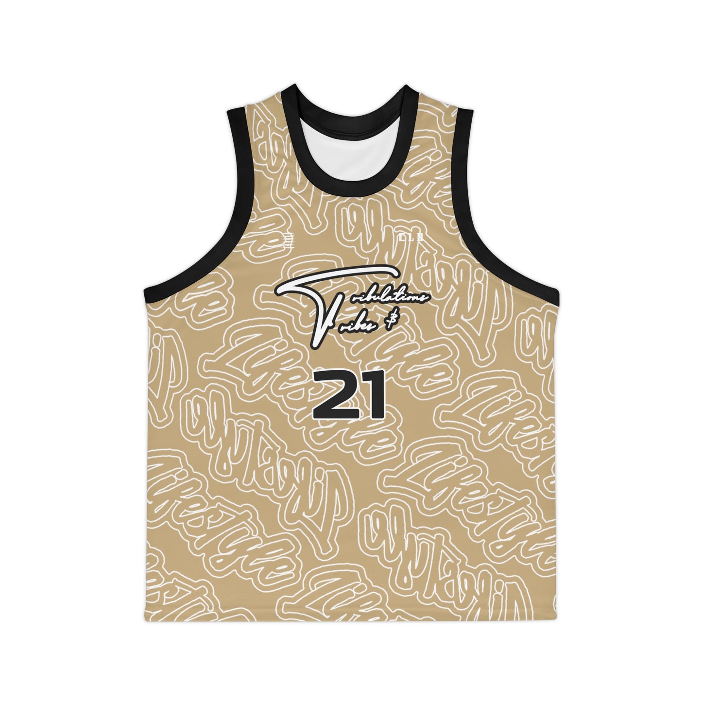 TNT LP TWENTY3 BASKETBALL JERSEY BEIGE/BLACK/WHITE