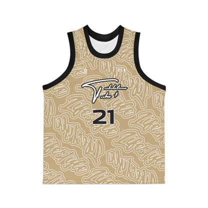 TNT LP TWENTY3 BASKETBALL JERSEY BEIGE/BLACK/WHITE