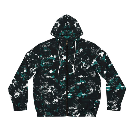 MONOCHROME WAVE HOODIE by MJDT | Only 17 Limited Editions