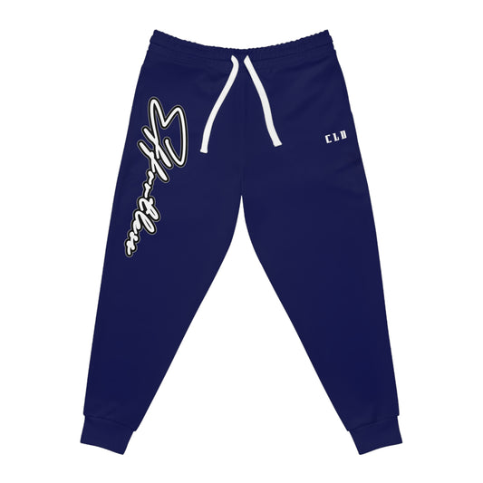 EFFORTLESS JOGGERS BOTTOMS NAVY BLUE/WHITE/BLACK TRACKSUIT