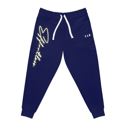 EFFORTLESS JOGGERS BOTTOMS NAVY BLUE/WHITE/BLACK TRACKSUIT