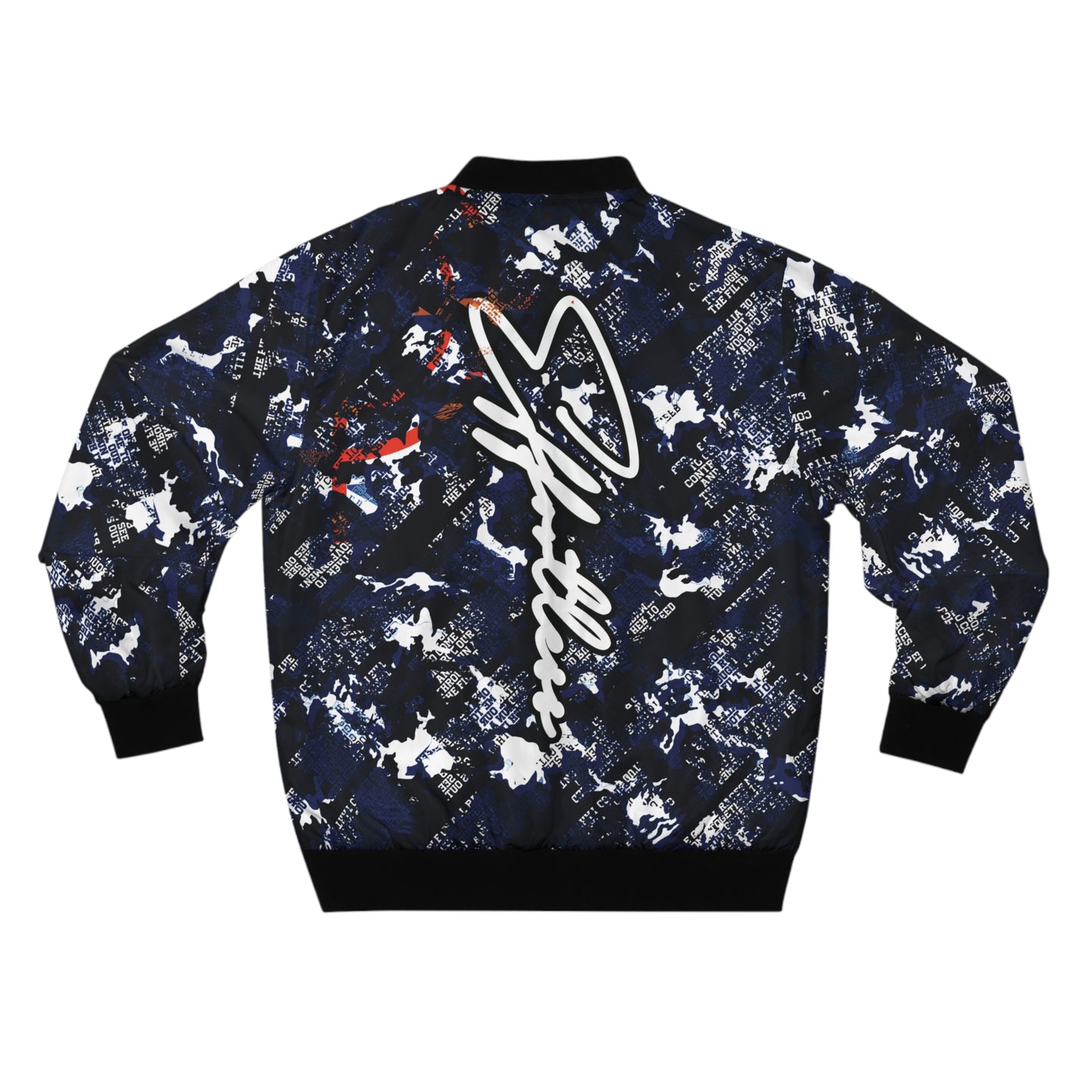 NIGHTSCOPE x EFFORTLESS by MJDT BOMBER JACKET BLUE/BLACK/WHITE (Only 35 Limited Editions)