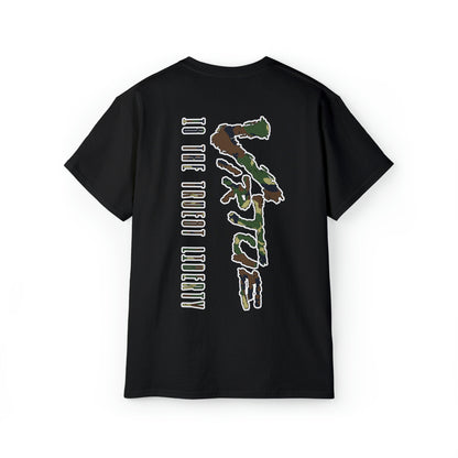 TRUEST VIRTUE TEE T SHIRT SICK V2 PRINT BLACK/GREEN/OLIVE