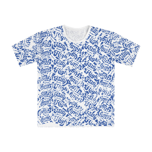 BLUE RAIN FFH T-SHIRT | BLUE/WHITE