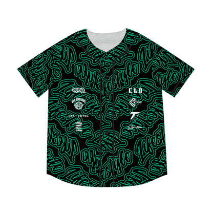TNT TWENTY3 BASEBALL JERSEY BLACK/TEAL/WHITE