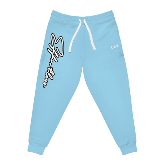 EFFORTLESS JOGGERS BOTTOMS SKY BLUE/WHITE/BLACK TRACKSUIT