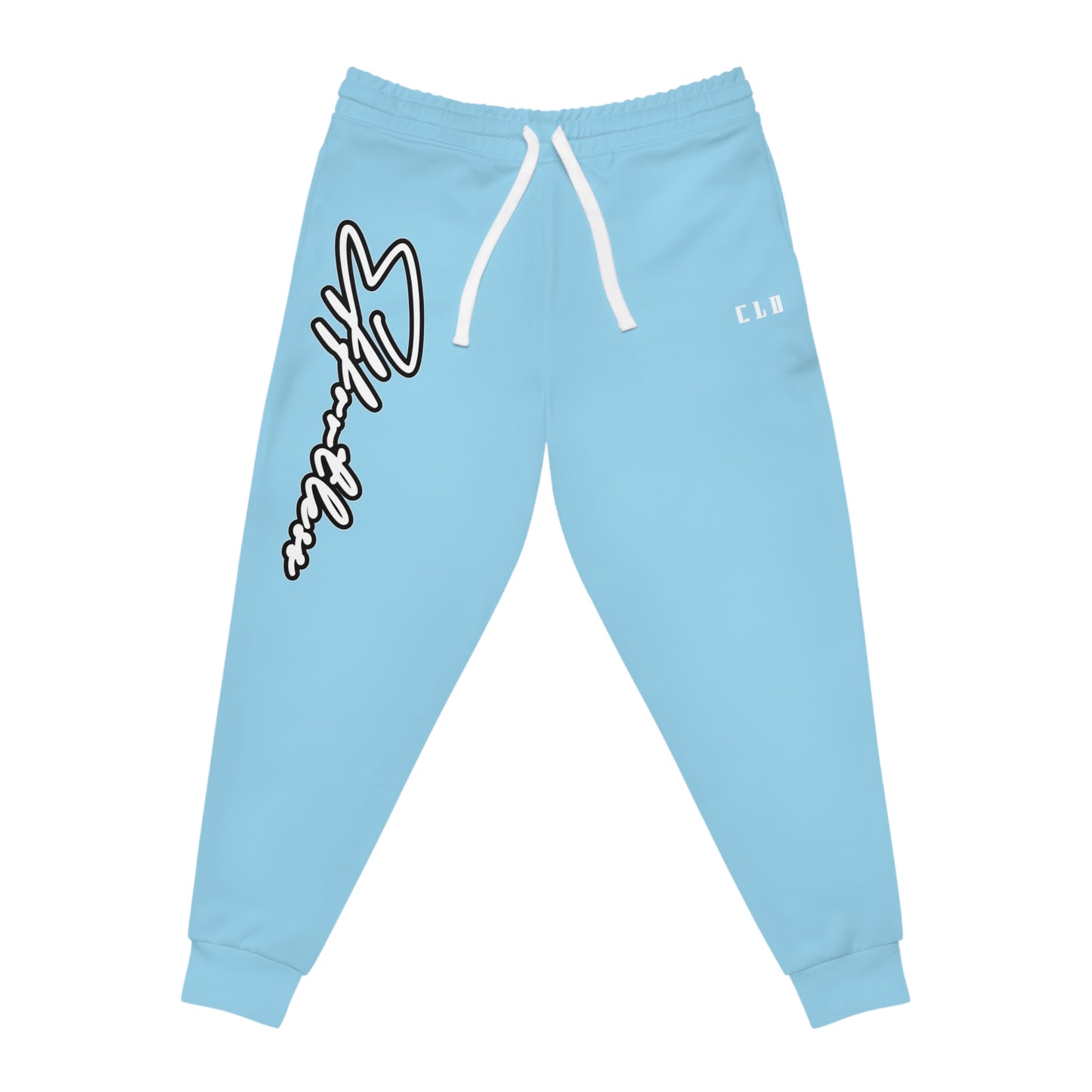 EFFORTLESS JOGGERS BOTTOMS SKY BLUE/WHITE/BLACK TRACKSUIT