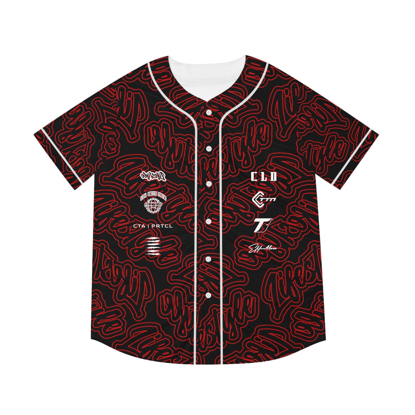 TNT TWENTY3 BASEBALL JERSEY RED/WHITE/BLACK