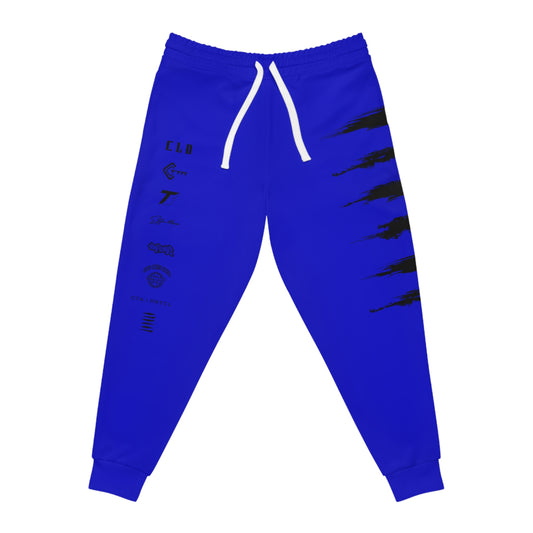 BLU MAGIK SICK PRINT TRACKSUIT BOTTOMS DARK BLUE/BLACK