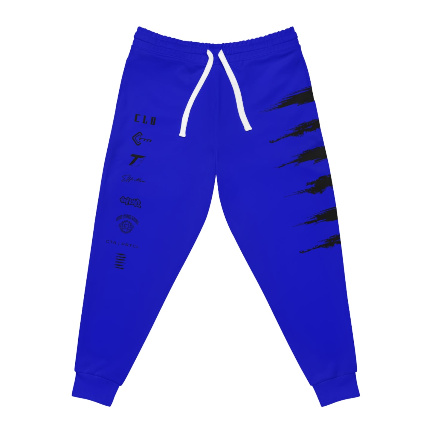 BLU MAGIK SICK PRINT TRACKSUIT BOTTOMS DARK BLUE/BLACK