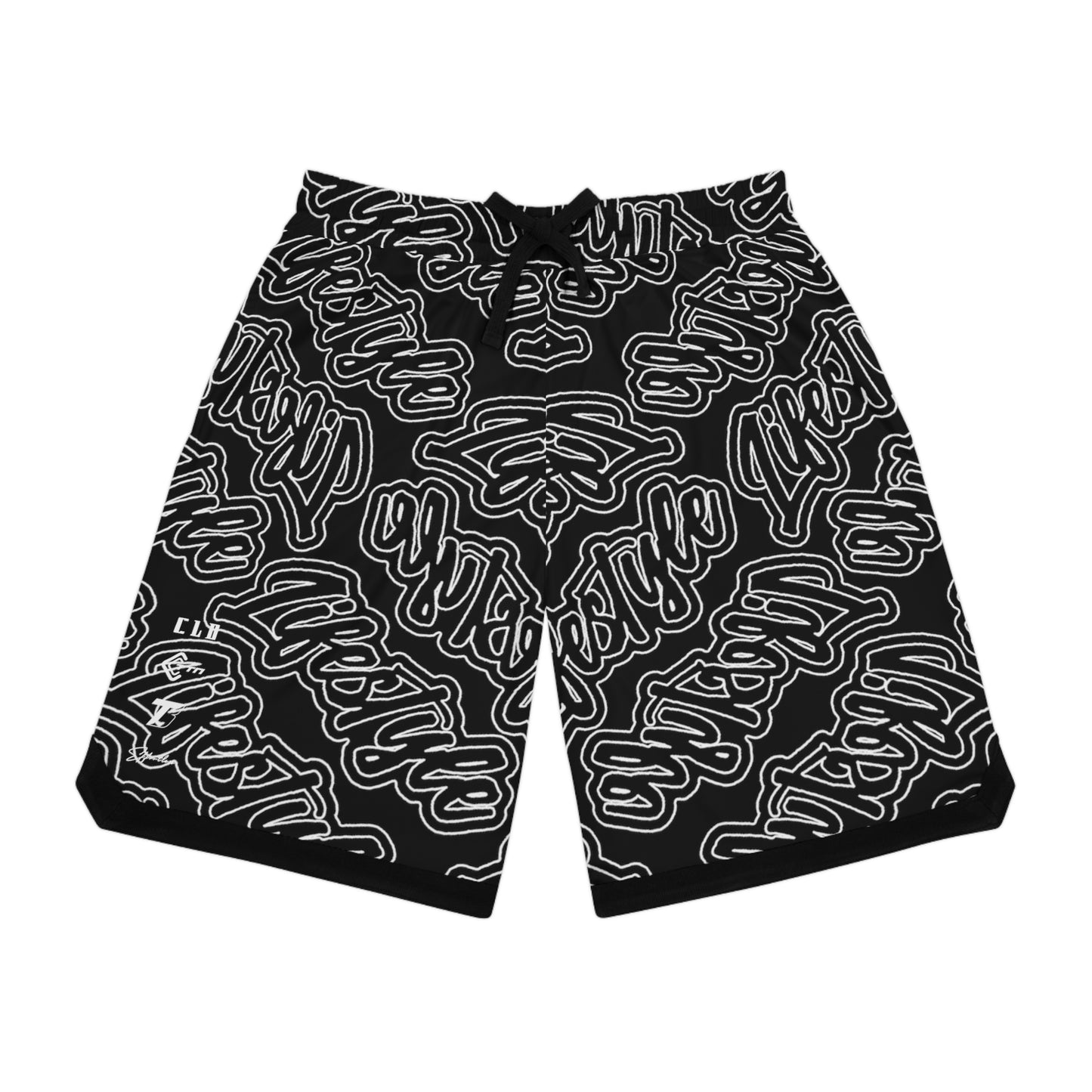 TWENTY3 BASKETBALL SHORTS BLACK/WHITE