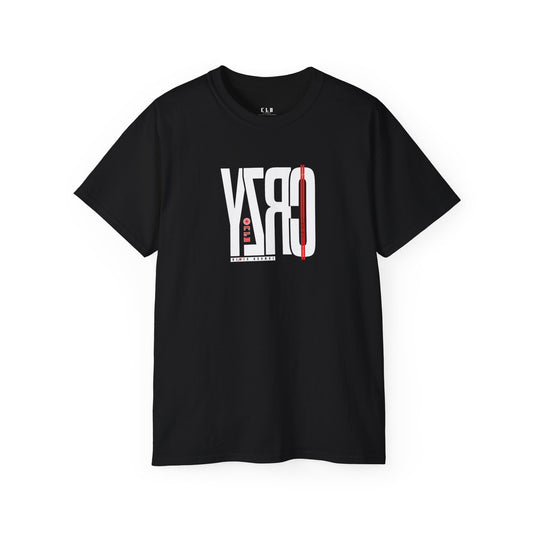 ROJO 2CRZY NNFN TEE T SHIRT PRINT BLACK/WHITE/RED