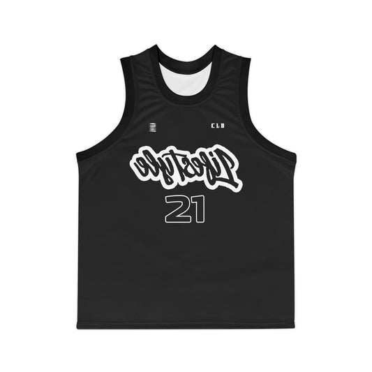 RAVEN SICK PRINT BASKETBALL JERSEY BLACK/WHITE