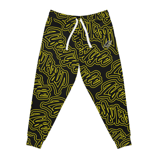 TNT TWENTY3 TRACKSUIT BOTTOMS BLACK/YELLOW/WHITE
